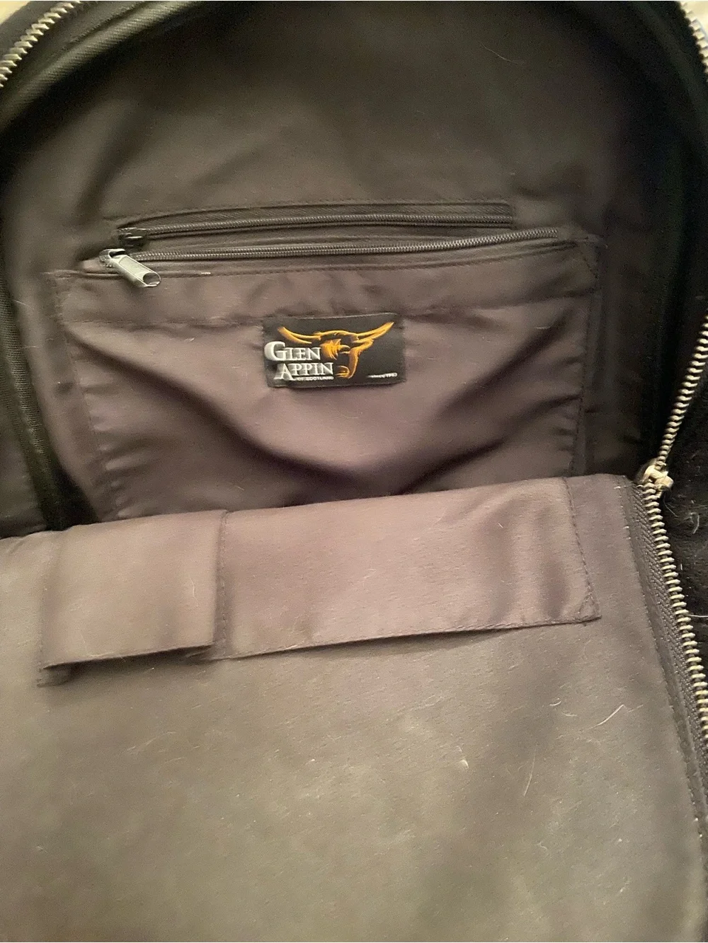Harris Tweed Glen Appin Naver Scottish Houndstooth Wool Backpack